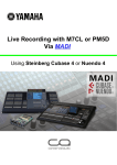 Live Recording with M7CL or PM5D via MADI