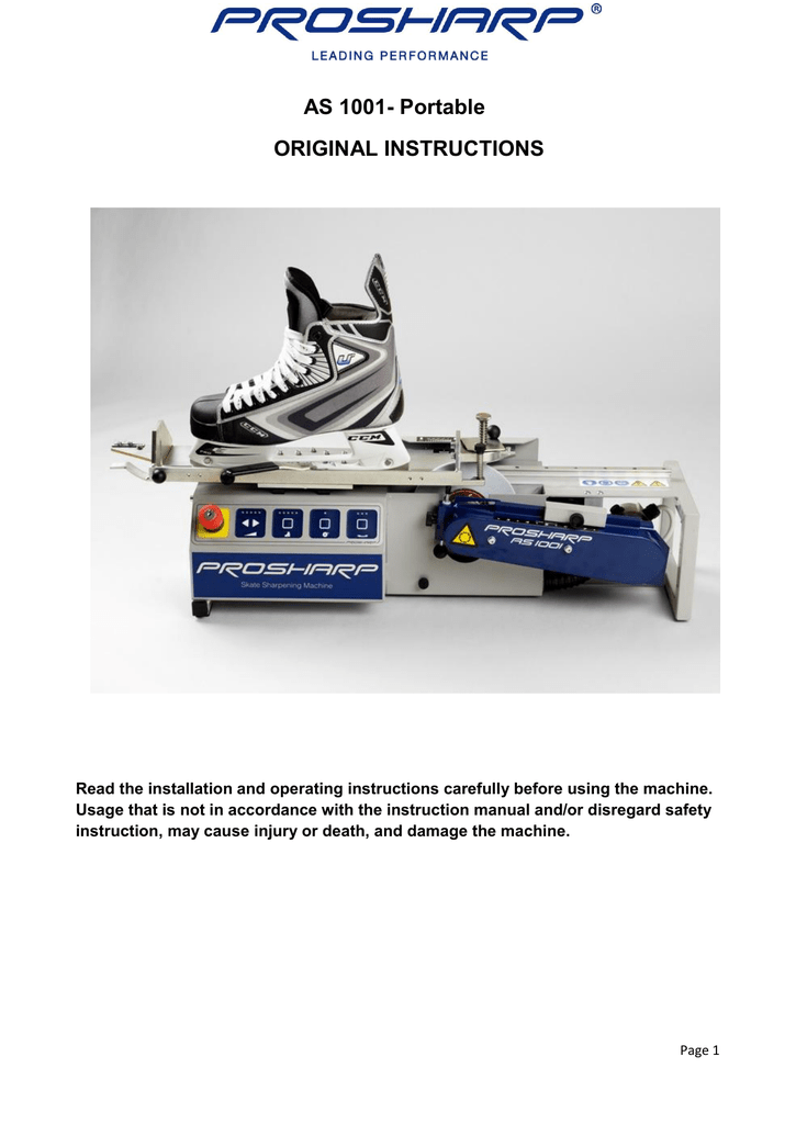 used prosharp skate sharpener
