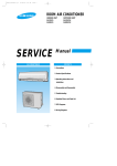 Samsung AS09D2VE Service manual