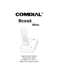 Comdial Scout 900 mxs User`s guide