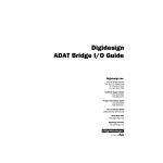 Alesis ADAT-M20 User`s guide