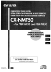 Aiwa CX-NMT50 Operating instructions