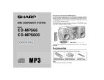 Sharp CD-MPS66 Operating instructions