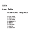 Epson EB-G6650WU  Guide User`s guide