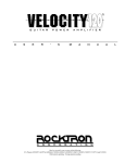 Rocktron Velocity 120 Specifications