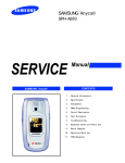 Samsung Anycall Service manual