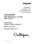 Culligan HD-483 Specifications
