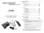 Aritronix Scorpio Installation manual