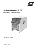 ESAB MultiPower 460 Pulse Instruction manual