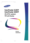 Samsung 241MP - SyncMaster 241 MP Operating instructions