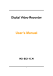 ASAP Technology HD-SDI 4CH User`s manual