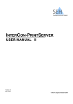 SEH INTERCON User manual
