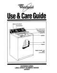 Whirlpool LE6150XS Operating instructions