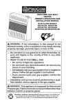 Procom MD100TBA Installation manual