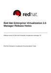 Red Hat Enterprise Virtualization 3.5 Manager Release Notes
