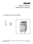 Vulcan-Hart VF90 Specifications