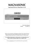 Magnasonic DVD833-2 Instruction manual