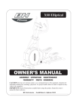 BH FITNESS R9 Owner`s manual