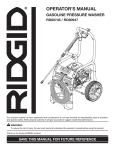 RIDGID RD80947 Operator`s manual