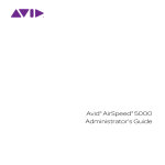 Avid Technology AirSpeed 5000 Product specifications