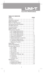 UNI-T UT39E Specifications