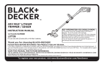 Black & Decker LST136 Instruction manual