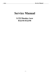 Acer P223 Service manual