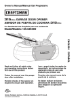 Craftsman 139.53939D Owner`s manual
