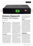 Unison Research Unico CD Primo