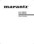 Marantz MM9360 Operating instructions