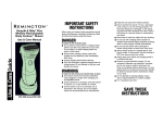 important safety instructions save these instructions