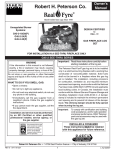 R.H. Peterson G45-2 SEE-THRU Series Owner`s manual