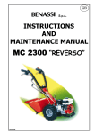 Briggs & Stratton MC 2300 Specifications
