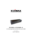 Edimax ES-5160G+ User`s manual