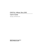 Digital Equipment Corporation HiNote Ultra 2000 User`s guide