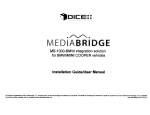 DICE MediaBridge MB-1000 Installation guide