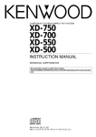 Bose 550 Instruction manual