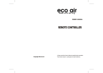 Eco Air ECO1206SQ Owner`s manual