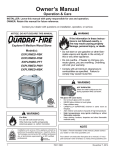 Quadra-Fire EXPLRMED-PMH Owner`s manual