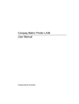 Compaq LA36 User manual