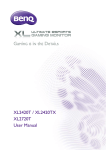 BenQ XL Series User manual