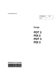 Wacker Neuson PDI 3 Operator`s manual