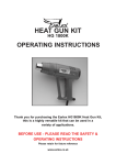 Earlex ASG55 Operating instructions