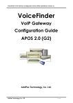 AddPac VoiceFinder AP1100 Specifications