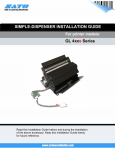 SATO GL4XXE Installation guide