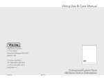 Viking VDB200SS Use & care guide