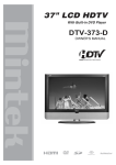 Mintek DTV-373-D Owner`s manual