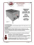 Wells INSTANT-ON H-2412G Specifications