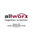 Allworx 9112 User guide