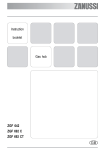 Zanussi ZGF 692 CT Technical data